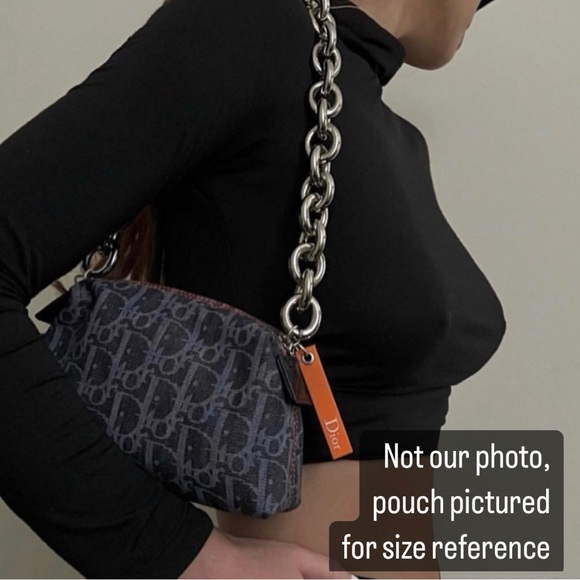 ✨✨✨✨SOLD✨✨✨✨ Christian Dior Authentic Denim Trotter Cosmetic Pouch Flight - Picture 10 of 10